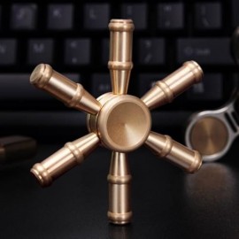 STRESS RELIEF TOY RUDDER SHAPE FINGER GYRO (COPPER COLOR)