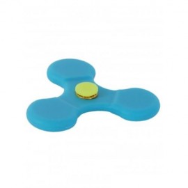 STRESS REDUCER SILICONE SPINNING FINGER GYRO (LAKE BLUE)