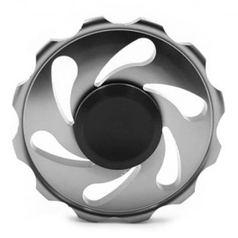STRESS RELIEF FIDDLE TOY WHEEL FINGER SPINNER (GRAY)
