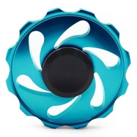 STRESS RELIEF FIDDLE TOY WHEEL FINGER SPINNER (BLUE)