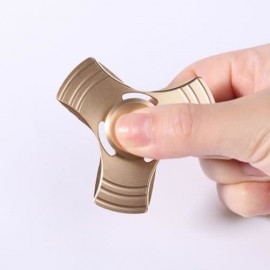 HAND SPINNING FIDGET TOY FINGER GYRO FOR AUTISM (GOLDEN)