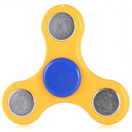 GYRO STRESS RELIEVER PRESSURE REDUCING TOY FOR OFFICE WORKER (YELLOW)