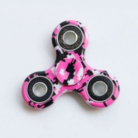 GRAPHIC PATTERN FOCUS TOY FIDGET SPINNER (ROSE RED)