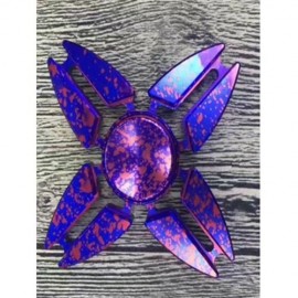 FOUR LEAVES DART SHAPE FOCUS TOY FIDGET SPINNER (PURPLE)