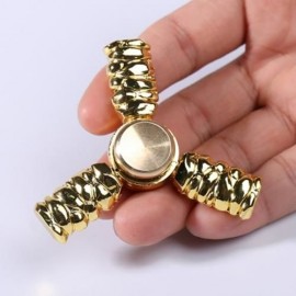 STRESS RELIEF TOY THREE-BLADE FIDGET HAND SPINNER (GOLDEN)