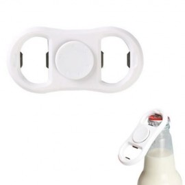 FIDDLE TOY FIDGET SPINNER WITH BOTTLE OPENER (WHITE)