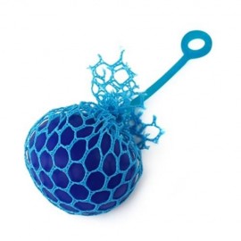 PECULIAR STRESS RELIEF GRAPE VENT BALL SQUEEZING TOY (BLUE)