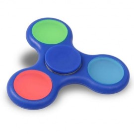 GLOW IN THE DARK TRI FIDGET TOY HAND SPINNER (BLUE)