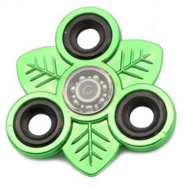 LEAVES EDC TOY FINGER GYRO STRESS RELIEF FIDGET SPINNER (BRILLIANT GREEN)