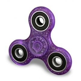 EDC FOCUS TOY FINGER GYRO STRESS RELIEF PLASTIC FIDGET SPINNER (PURPLE)
