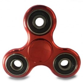 PLASTIC FINGER GYRO STRESS RELIEF TOY EDC FIDGET SPINNER (RED)