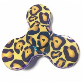 COLOURED OIL PAINTING HAND SPINNER EDC TOY FINGER GYRO (LEOPARD)