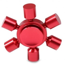 STRESS RELIEF TOY RUDDER FIDGET METAL SPINNER (RED)