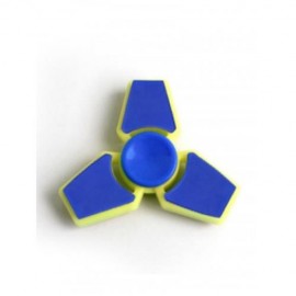 THREE LEAF FINGER GYRO STRESS RELIEF TOY FIDGET SPINNER (LIGHT BLUE)