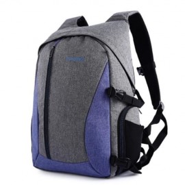 PROWELL DC21439 DSLR CAMERA FLAX PHOTOGRAPHY BAG BACKPACK (PURPLE)