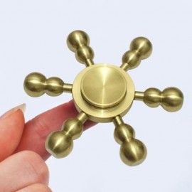 CALABASH RUDDER SHAPED RELIEVING STRESS FINGER GYRO (GOLDEN)