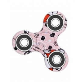 CAMOUFLAGE PRINT STRESS RELIEF FOCUS TOY FIDGET SPINNER (PINK)