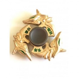 LI BAI THREE DRAGONS TRIANGLE FINGER GYRO HAND SPINNER (GOLDEN)