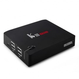 MECOOL KIII PRO TV BOX AMLOGIC S912 OCTA CORE ANDROID 6.0 OS MEDIA PLAYER (BLACK)