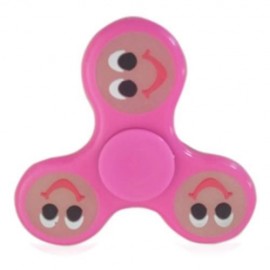 PATRIOTIC HEART STRESS RELIEVER FOCUS TOY FIDGET SPINNER (BRIGHT PINK)