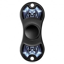 FIDDLE TOY ALUMINIUM ALLOY PATTERNED FIDGET SPINNER (GREY WHITE)