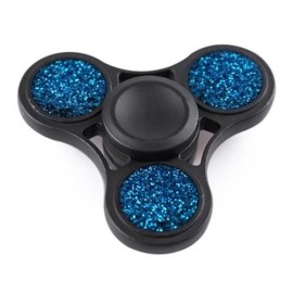 ANTI-STRESS TOY GLITTER FIDGET METAL SPINNER (BLUE)