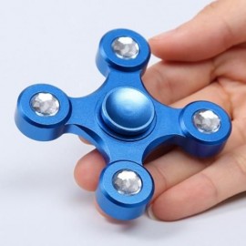 HIGH SPEED FOCUS TOY ALLOY EDC FIDGET SPINNER (BLUE)