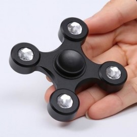 HIGH SPEED FOCUS TOY ALLOY EDC FIDGET SPINNER (BLACK)