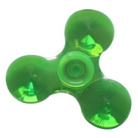 FIDDLE TOY EDC SPARKLE PLASTIC FIDGET SPINNER (GREEN)