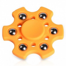 FOCUS TOY SNOWFLAKE SHAPE BALL BEARING FIDGET FINGER SPINNER (ORANGE)