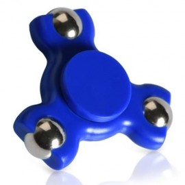 STRESS RELIEF TOY TRIANGLE BALL BEARING FIDGET SPINNER (BLUE)