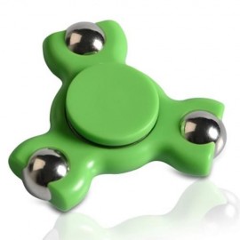 STRESS RELIEF TOY TRIANGLE BALL BEARING FIDGET SPINNER (GREEN)