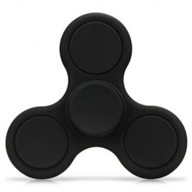 TRI-WING MATTE SURFACE ADHD FIDGET SPINNER STRESS RELIEF PRODUCT ADULT FIDGETING TOY (BLAC