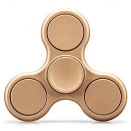 TRI-WING MATTE SURFACE ADHD FIDGET SPINNER STRESS RELIEF PRODUCT ADULT FIDGETING TOY (GOLD