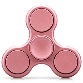 TRI-WING MATTE SURFACE ADHD FIDGET SPINNER STRESS RELIEF PRODUCT ADULT FIDGETING TOY (ROSE