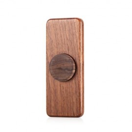 SQUARE WALNUT HAND SPINNER STEEL BEARINGS FINGER TOY (DUN)