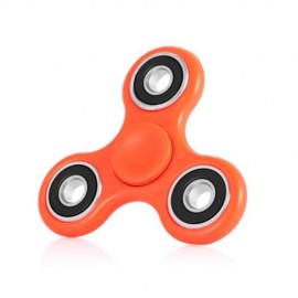 HOMOCHROMY TRILATERAL PATTERN ABS HAND SPINNER FINGER TOY (ORANGE)