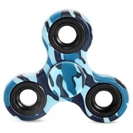 CREATIVE PRINTED TRILATERAL PATTERN ABS HAND SPINNER FINGER TOY (COLORMIX)