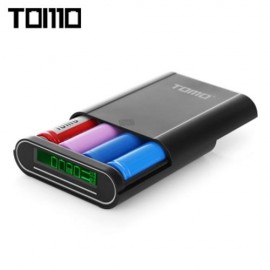 TOMO S4 DIY 4 X 18650 LI-ION BATTERY SMART POWER CHARGER (BLACK)
