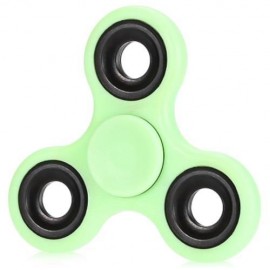 LUMINOUS FIDGET SPINNER WITH IRON BAR ABS PLASTIC STRESS RELIEVER TOY (GREEN)