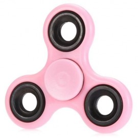 LUMINOUS FIDGET SPINNER WITH IRON BAR ABS PLASTIC STRESS RELIEVER TOY (PINK)