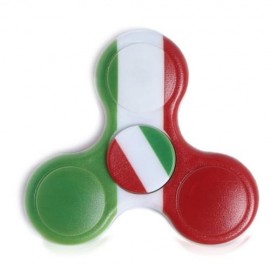 PLASTIC NATIONAL FLAG PATRIOTIC PATTERNED FIDGET SPINNER (GREEN)