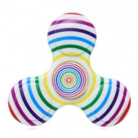 ANTI-STRESS TOY PLASTIC PATTERNED FIDGET SPINNER (COLORMIX)