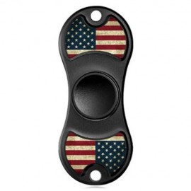 FIDDLE TOY ALUMINIUM ALLOY PATTERNED FIDGET SPINNER (BLUE)