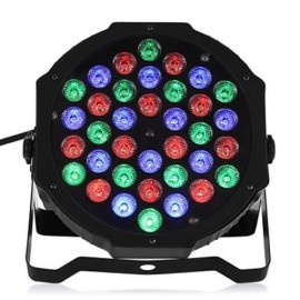 36W RGB LED FLAT PAR STAGE LIGHT (BLACK)