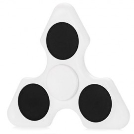 TRI-SPINNER ABS TRIANGLE FIDGET SPINNER STRESS ADHD RELIEF TOY (WHITE)
