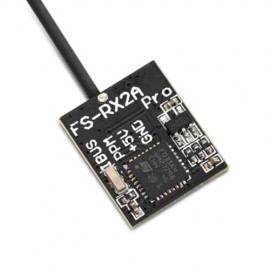 AURORA RC FS - RX2A PRO 2.4GHZ MINI RECEIVER IBUS 10CH / PPM 8CH (BLACK)