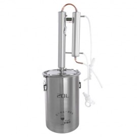 DIBOSH STAINLESS STEEL WATER ALCOHOL DISTILLER BREWER (SILVER WHITE)