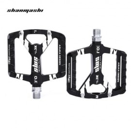 SHANMASHI PAIRED OUTDOOR CYCLING ROAD MOUNTAIN BICYCLE PEDAL (BLACK)