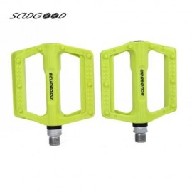 SCUDGOOD SG - 1612D SLIP-RESISTANT PAIRED BICYCLE PEDAL (GREEN)